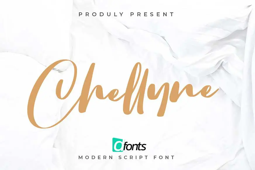 Chellyne - Modern Script Font