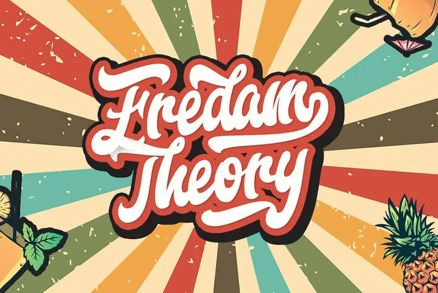 Fredam Theory - Retro Script Font