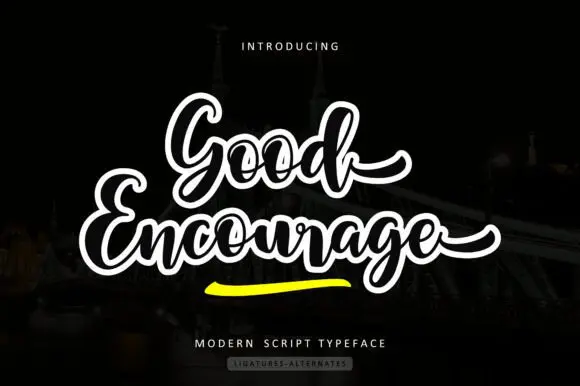 Good Encourage Font