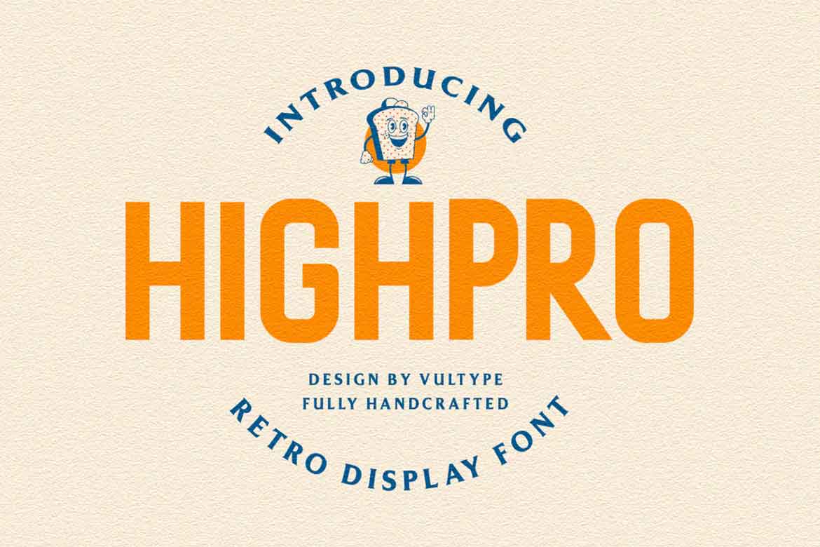 Highpro Condensed Font