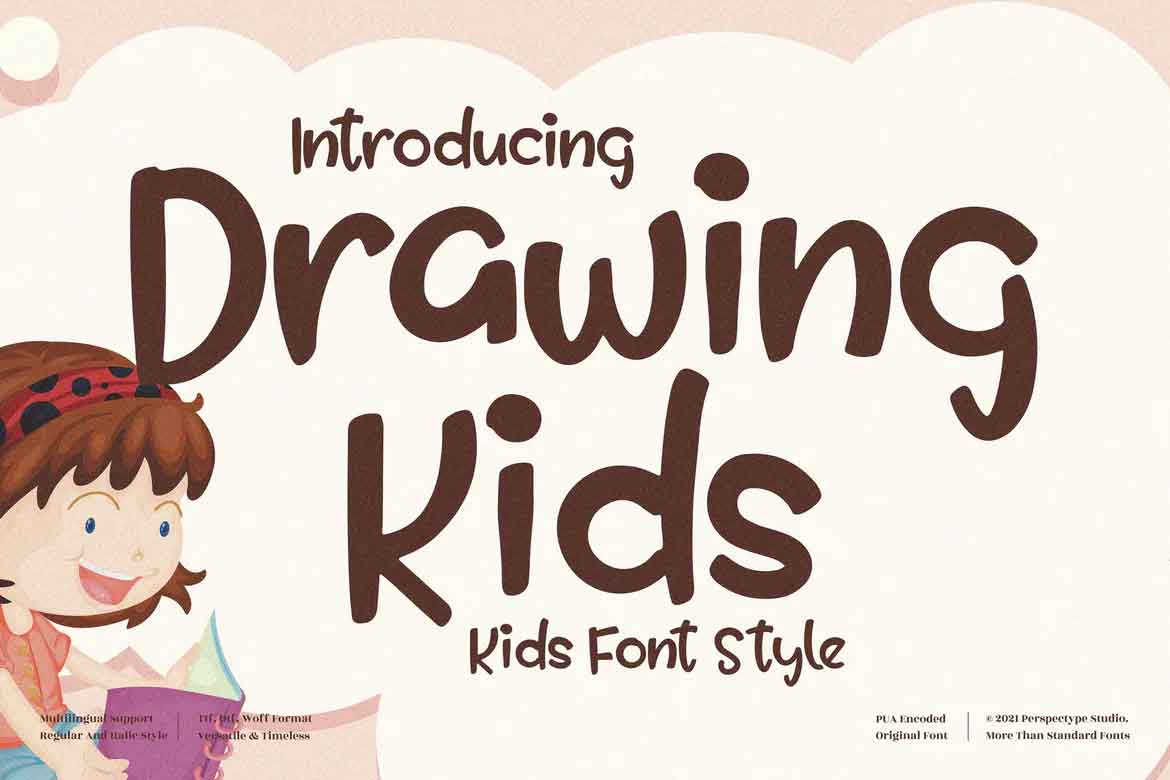 Drawing Kids Font