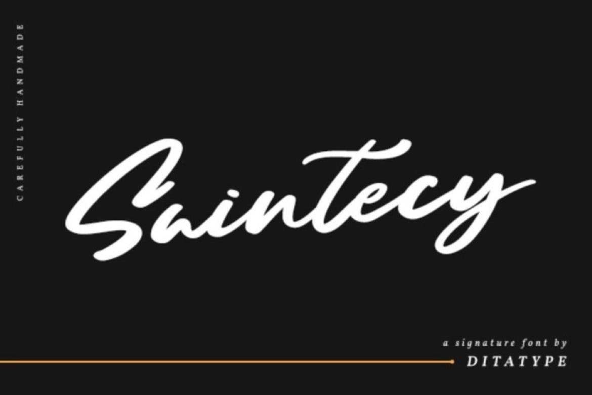 Saintecy Handwritten Font