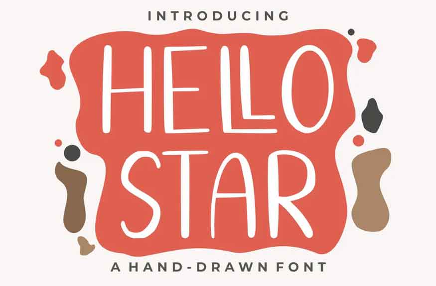 Hello Star Font