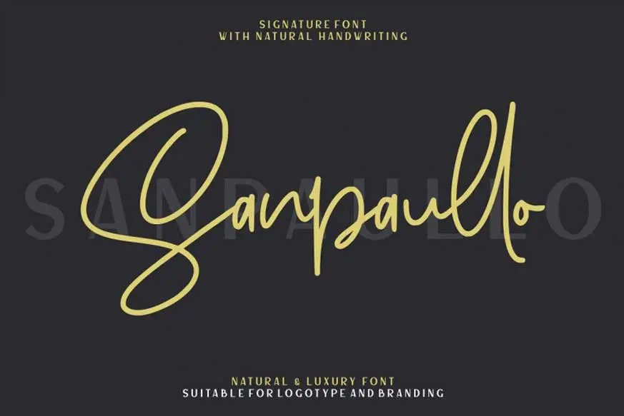 Sanpaullo Signature Font