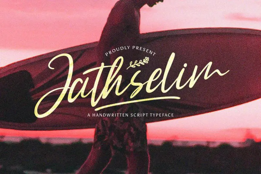 Jathselim - Handwritten Font