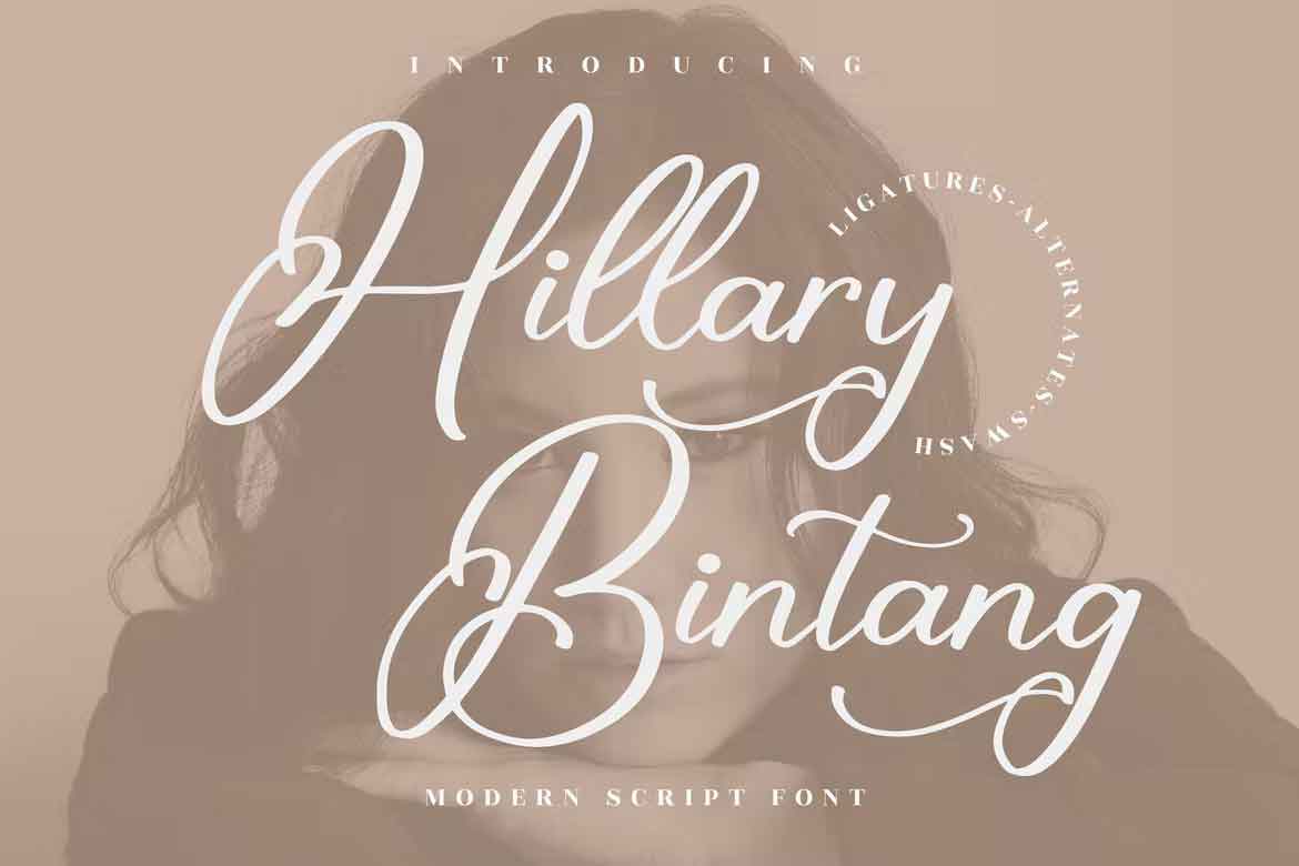 Hillary Bintang Font