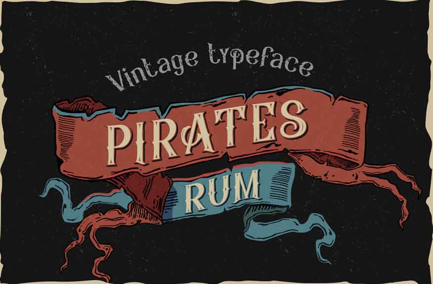 Pirates Rum Font