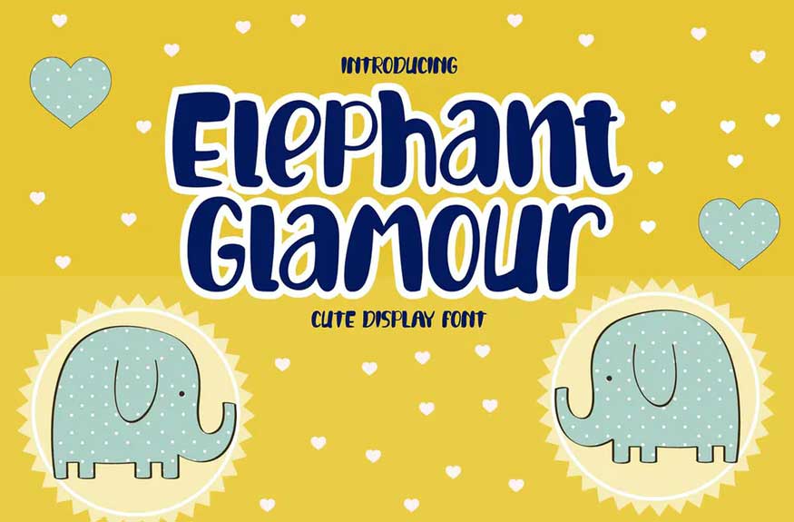 Elephant Glamour Font