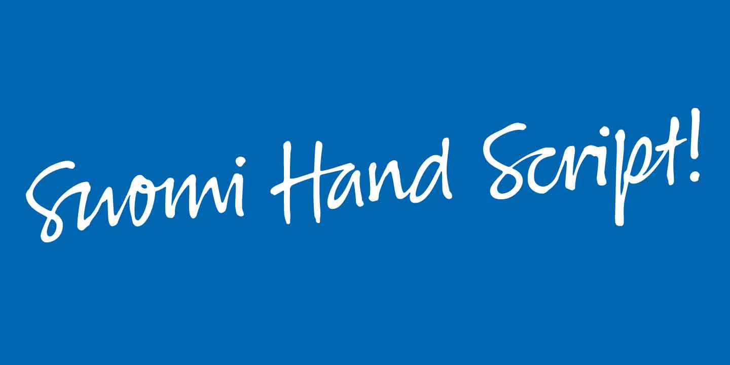 Suomi Hand Script