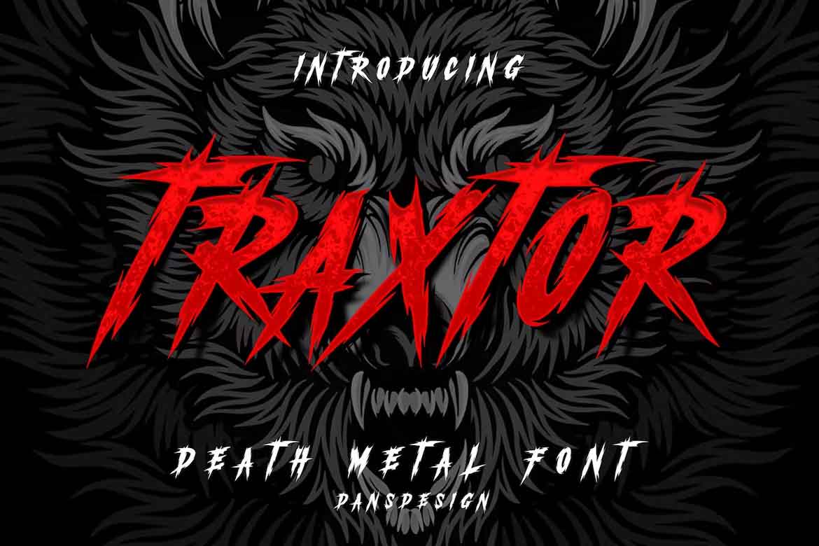 TRAXTOR Font