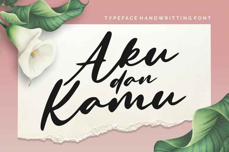 Aku Dan Kamu Font