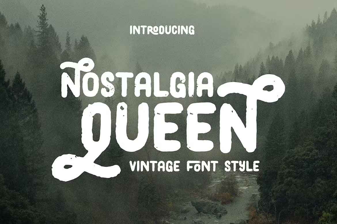 Nostalgia Queen Font
