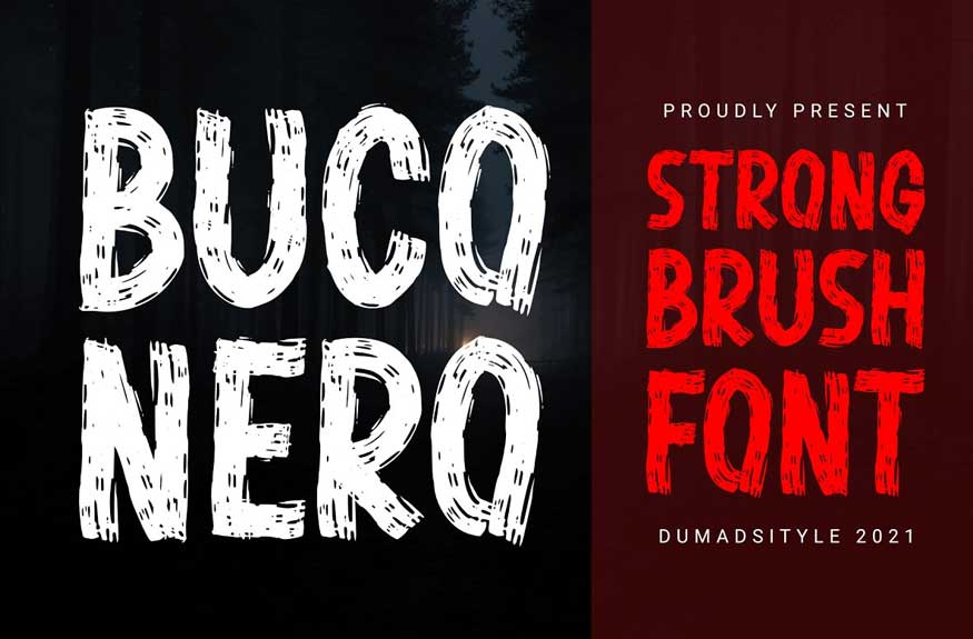 Buco Nero Font