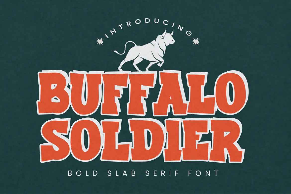 Buffalo Soldier Font