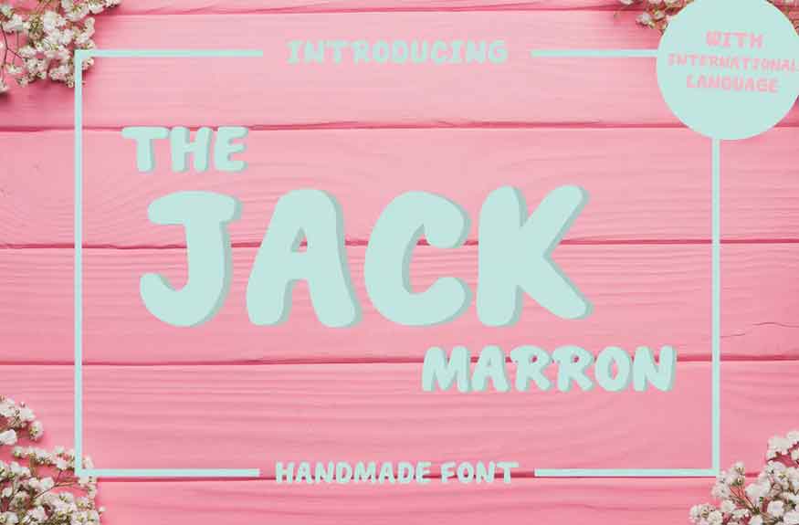 The Jack Marron Font