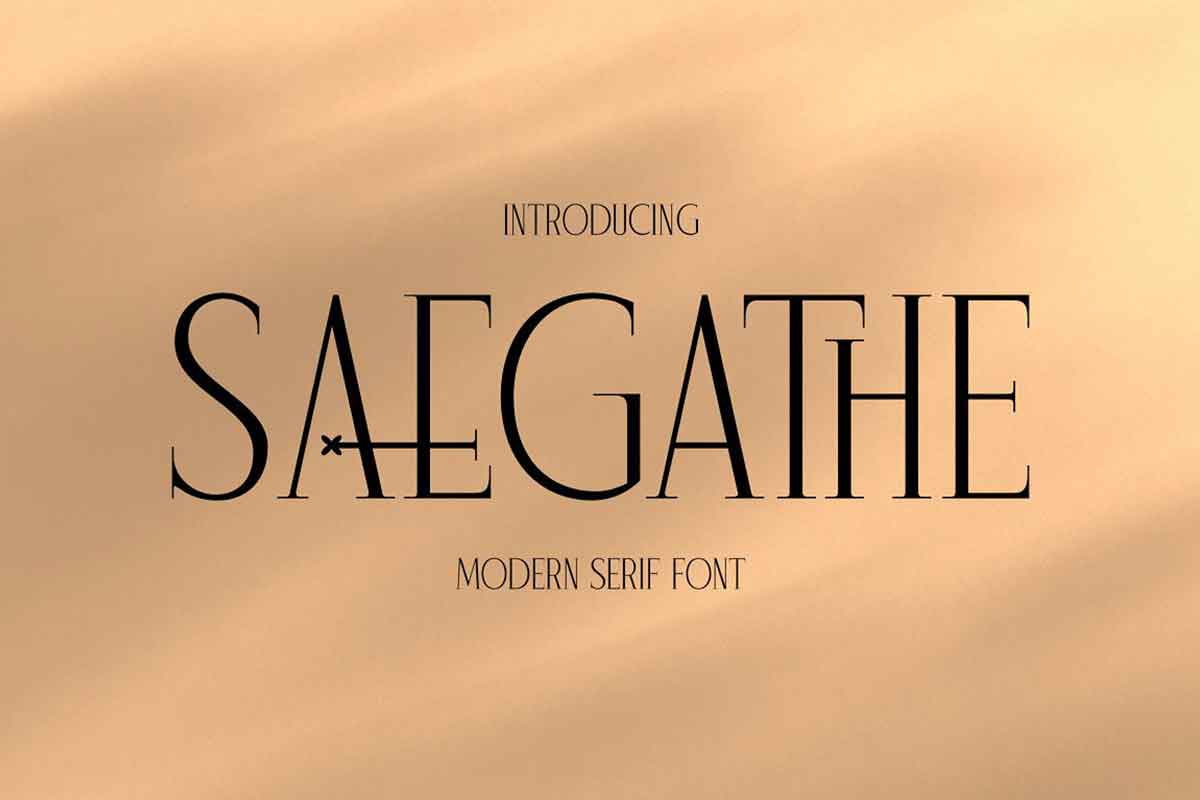 Saegathe Font