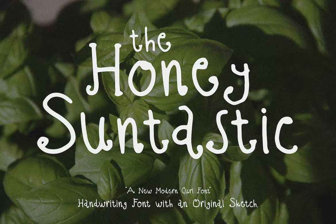 The Honey Suntastic Font