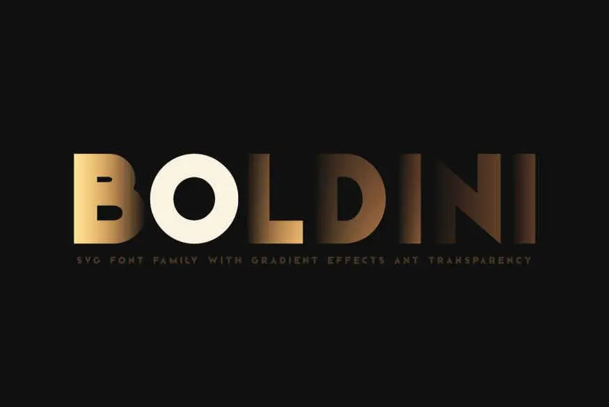 Boldini Font Family