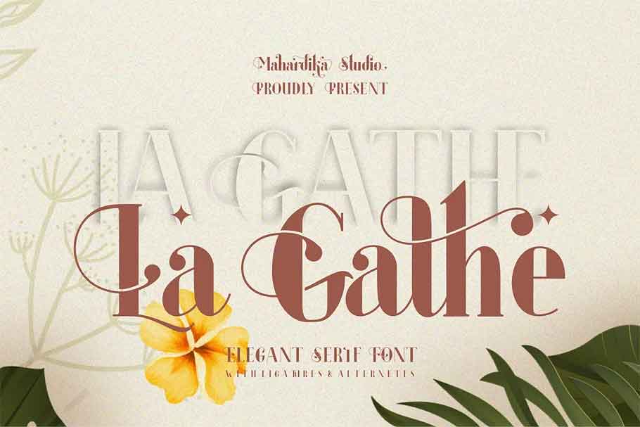 La Gathe Serif Font