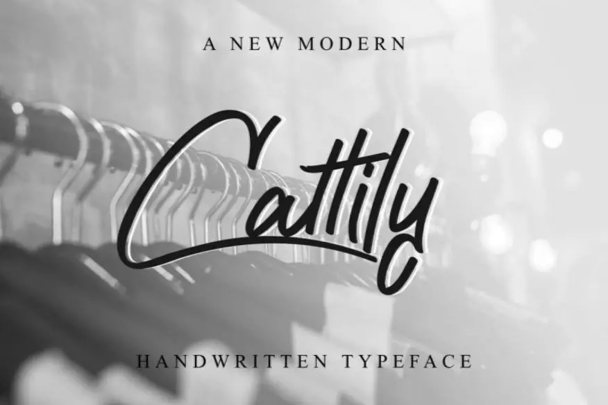 Cattily Handwritten Typeface