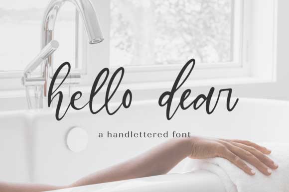 Hello Dear Font