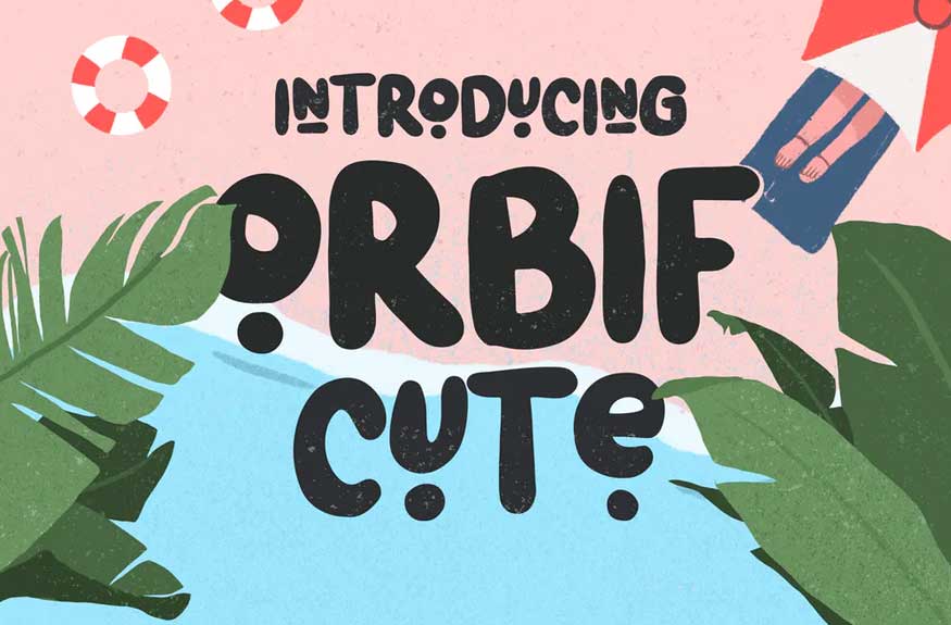 Orbif Cute Typeface