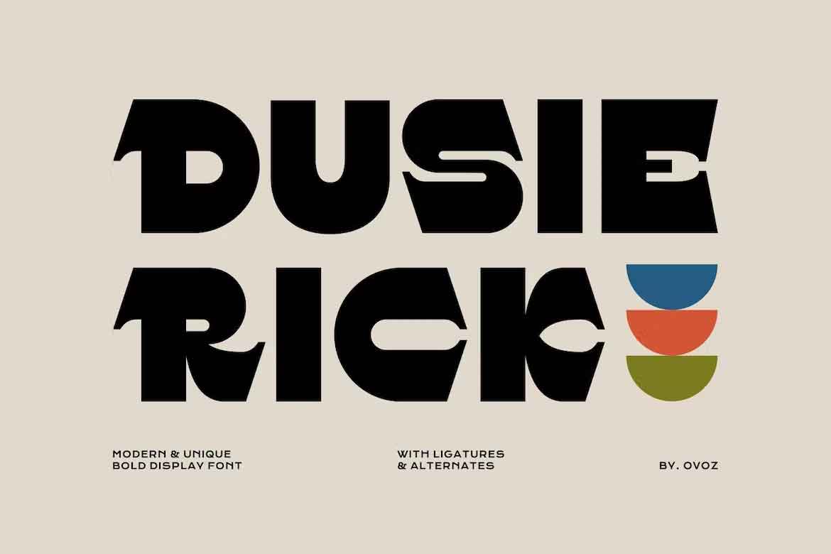 Dusie Rick Font