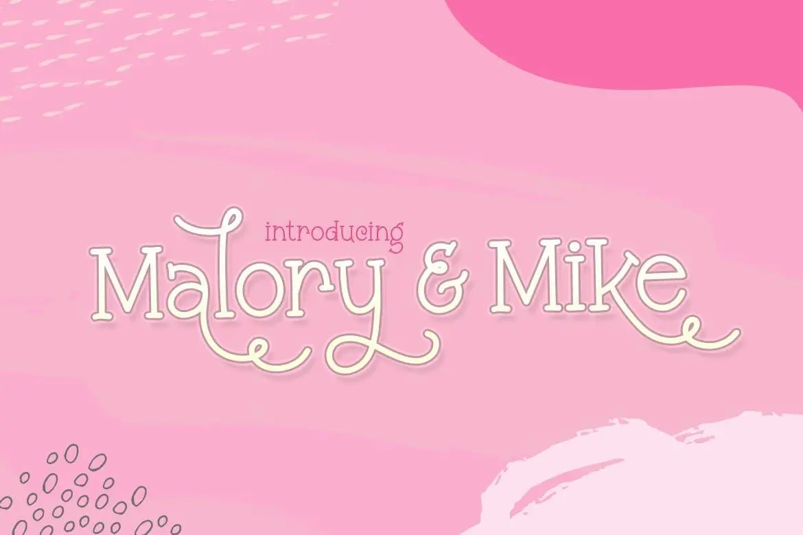 Malory & Mike Font Duo Font