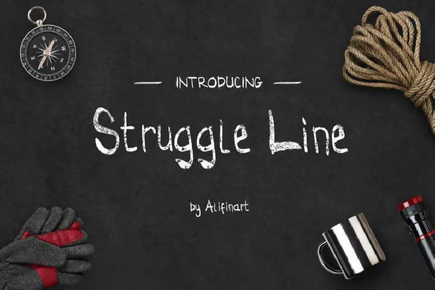 Struggle Line Font