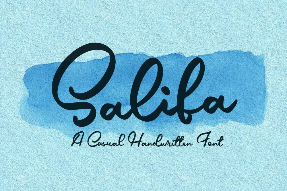 Salifa Script Font