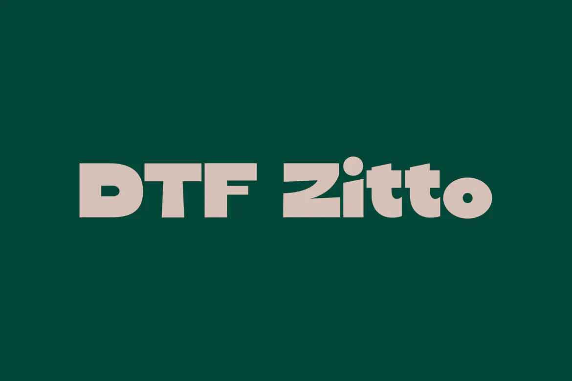 DTF Zitto Font