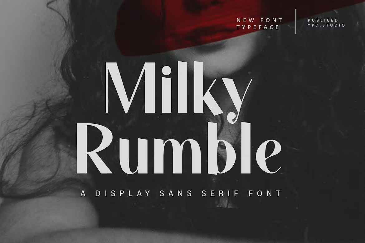 Milky Rumble Font