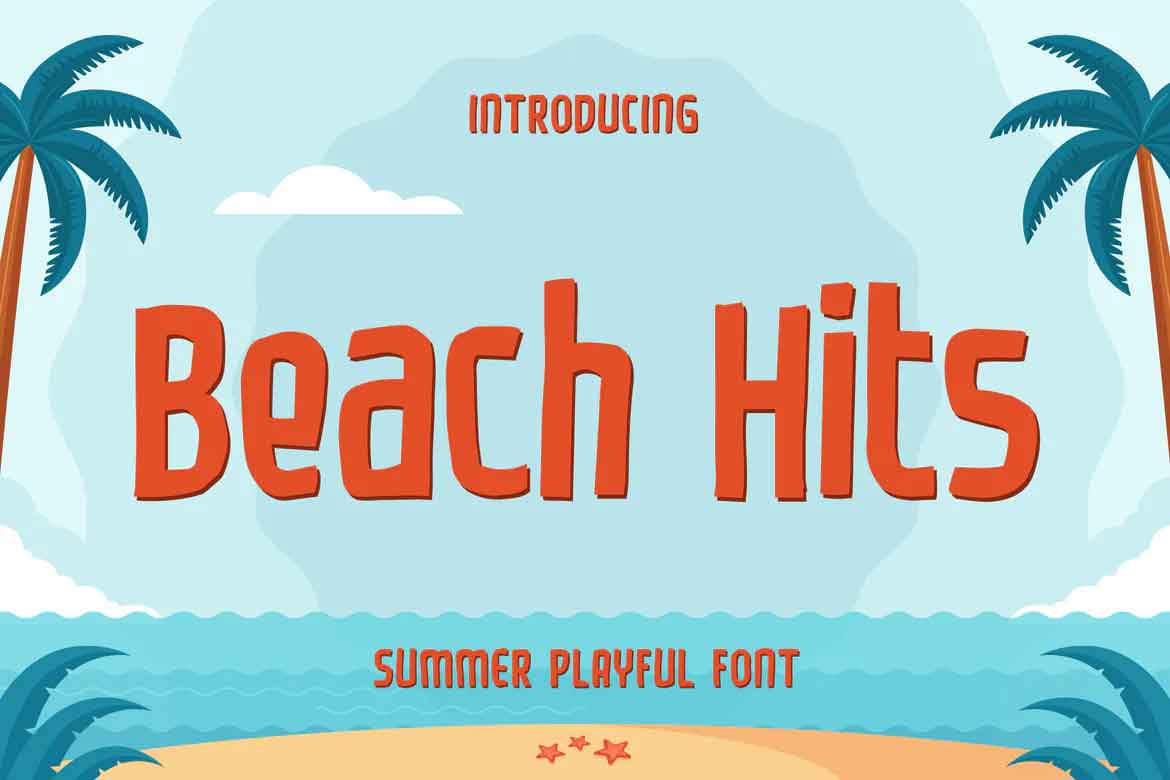 Beach Hits Font