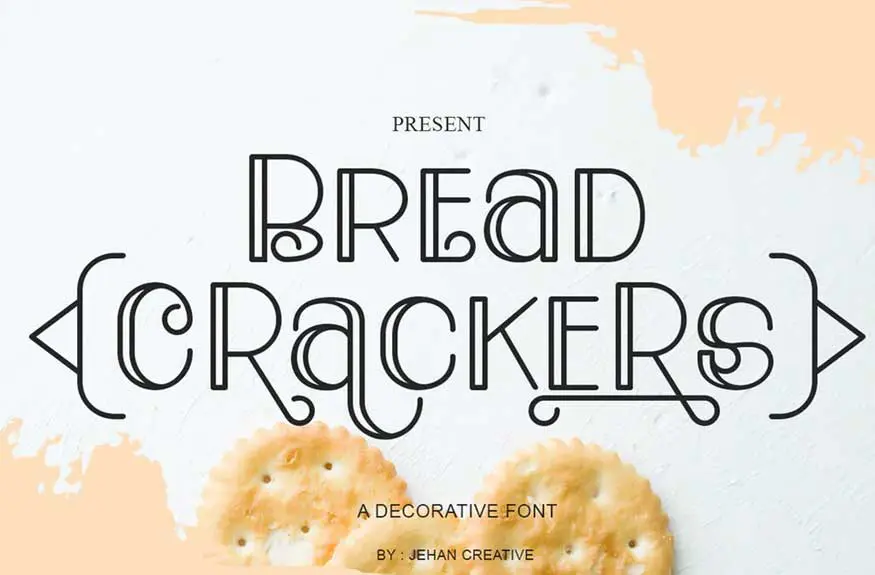 Bread Crackers Font