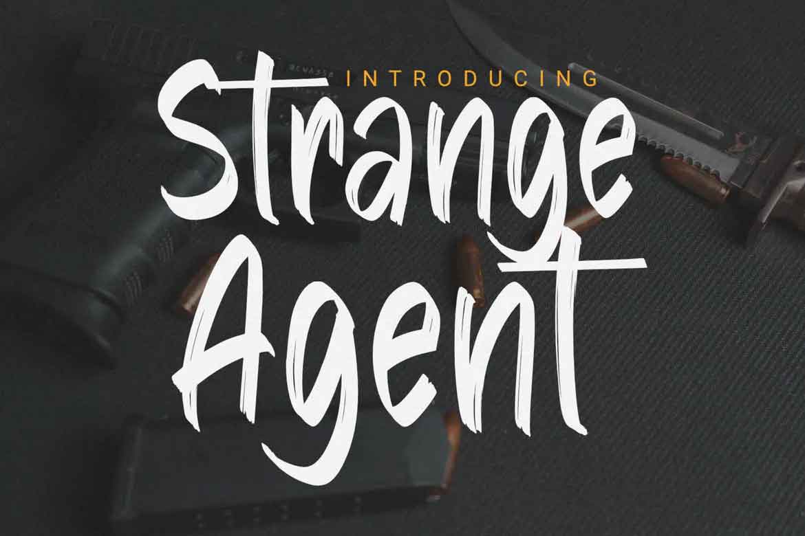 Strange Agent Font