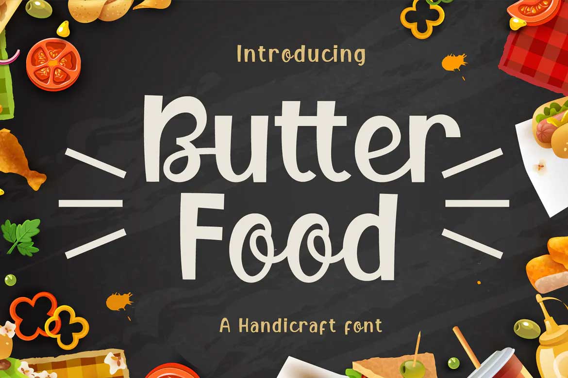 Butter Food Font