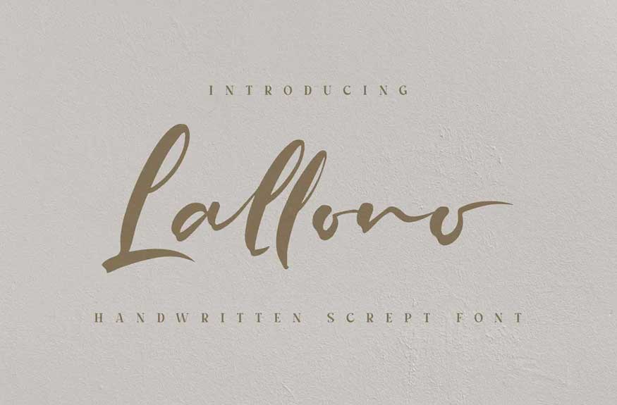 Lallono Font