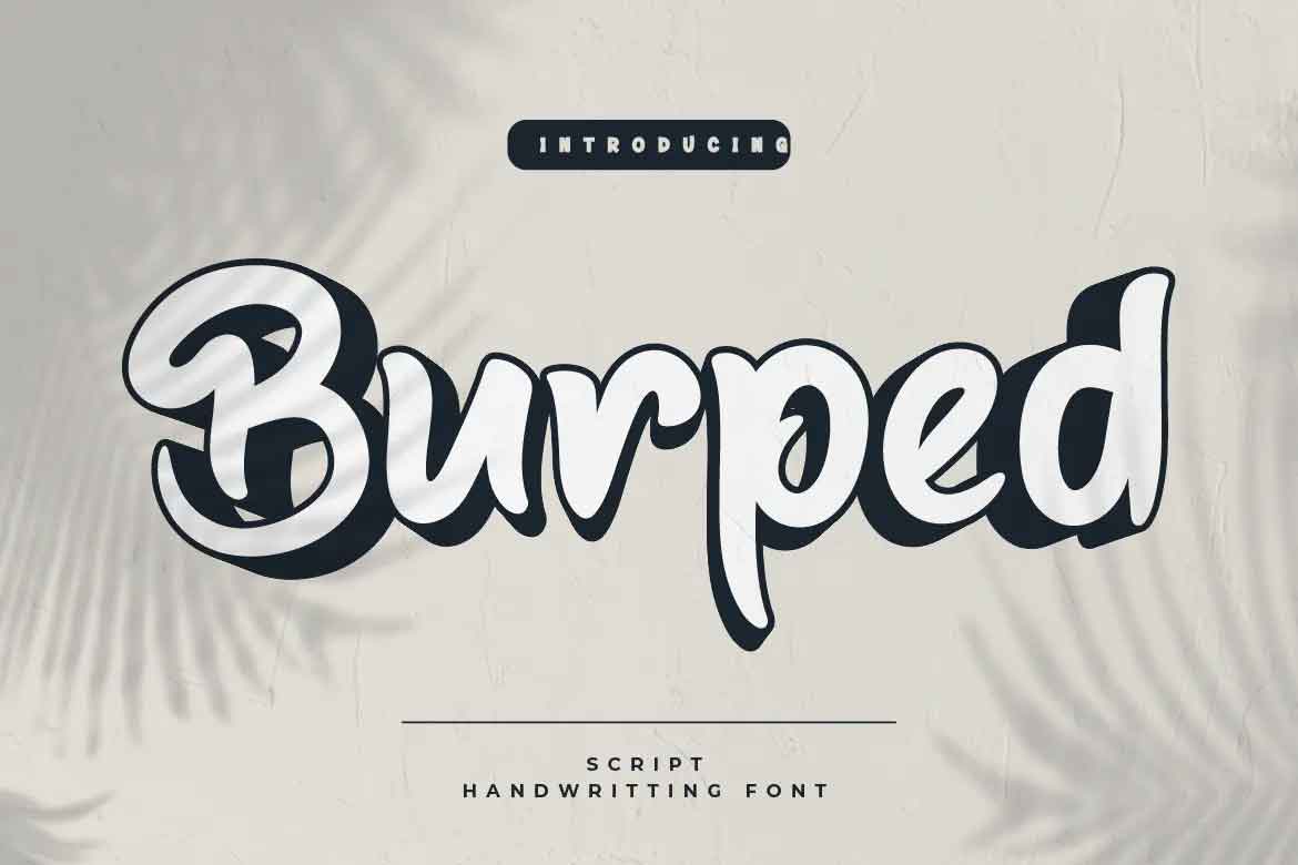 Burped Font