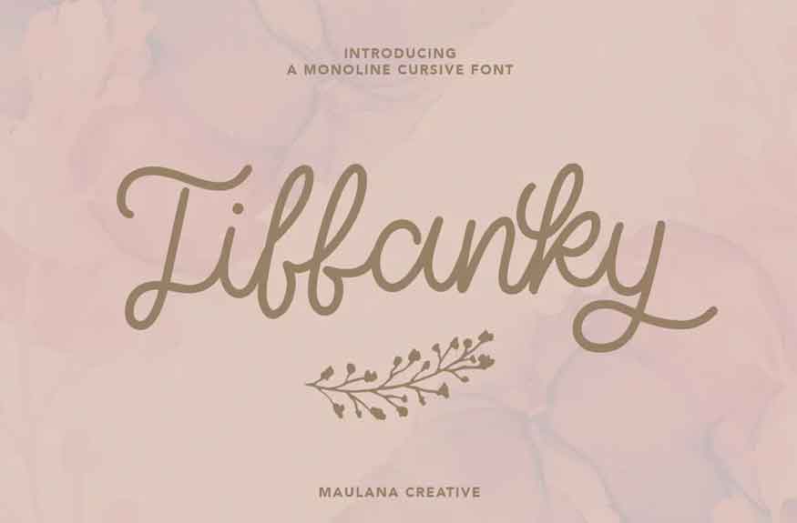 Tiffanky Font