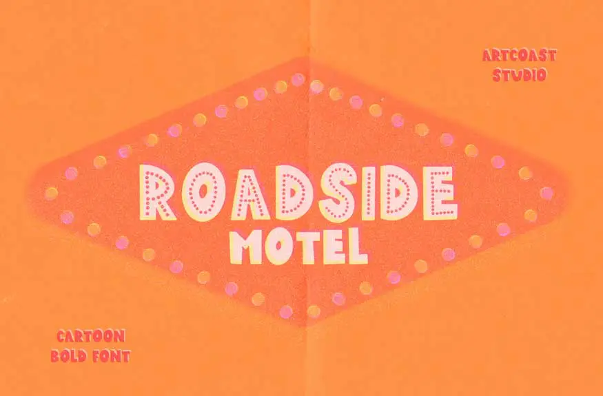 Roadside Motel Font