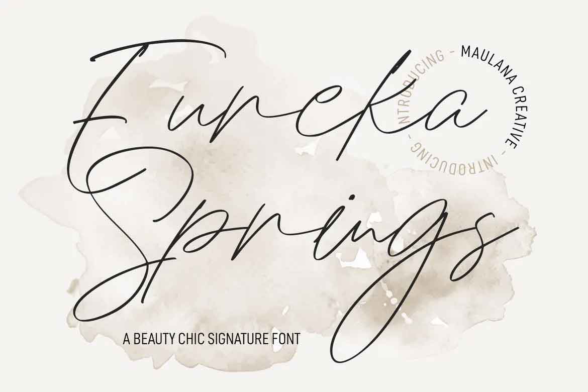 Eureka Spring Font