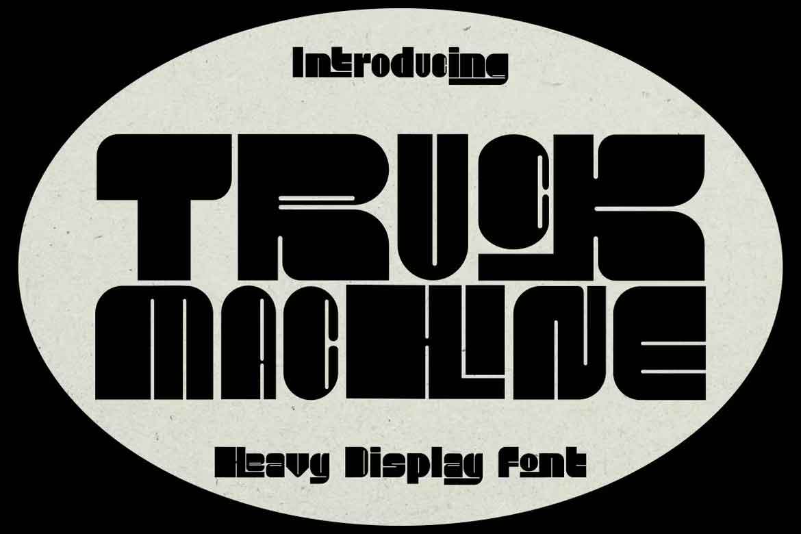 Truck Machine Font