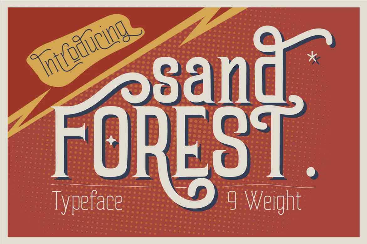 Sand Forest Font