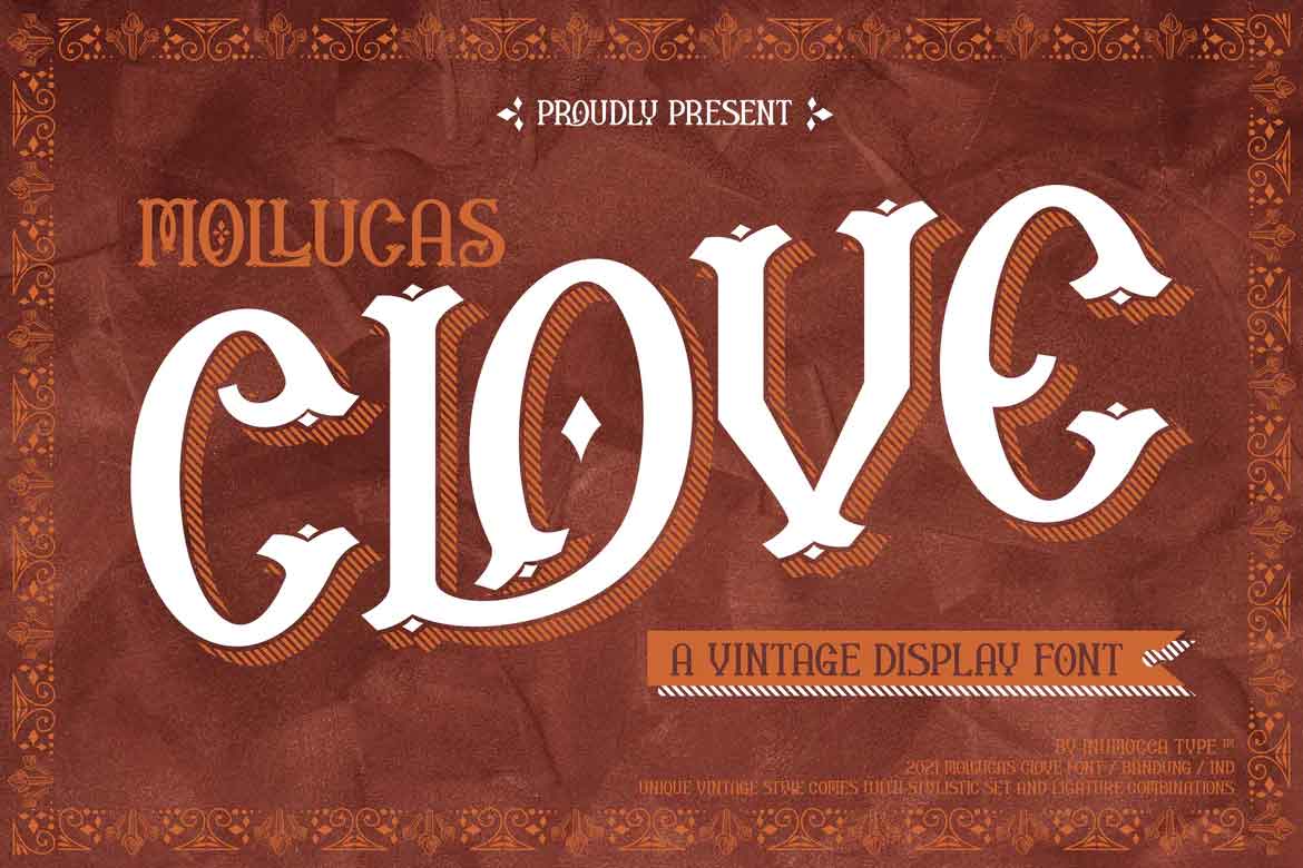 Mollucas Clove Font