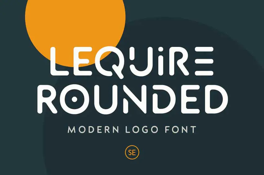 Lequire Rounded - Modern Logo Font