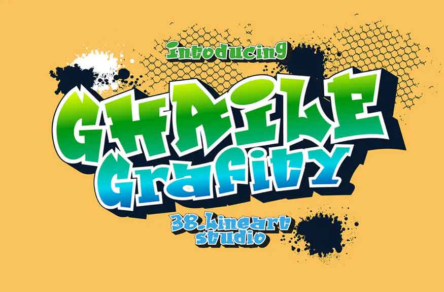 Ghaile Grafity Font