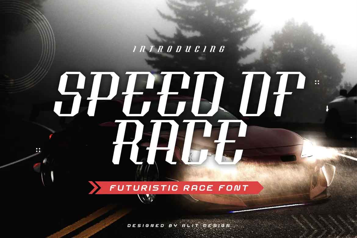 Speed of Race Font