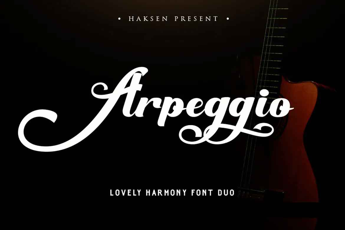 Arpeggio Duo Font