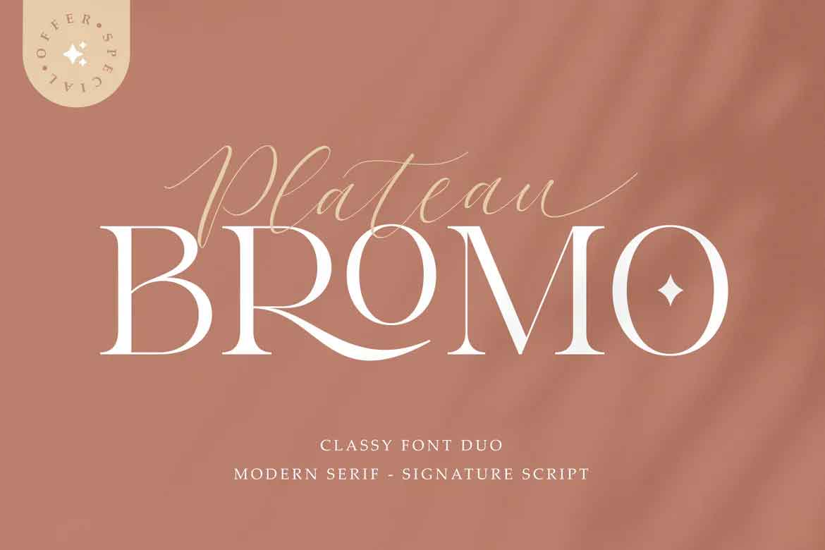 Bromo Plateau Font