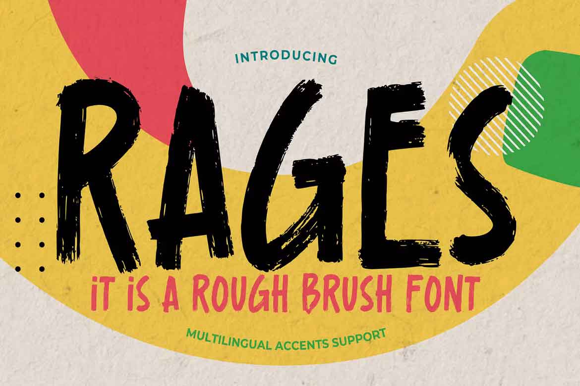 Rages Brush Font